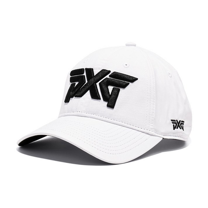 PXG 여성 경량 언스트럭쳐드 로우 크라운 벨크로 골프 캡모자 화이트, White