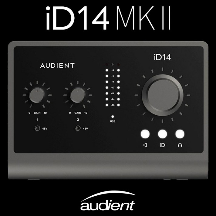 당일발송 AUDIENT ID14 MK2 루프백 오인페 오디언트 오디오 인터페이스 당일발송 AUDIENT ID14 MK2 루프백 오인페 오디언트 오디오 인터페이스