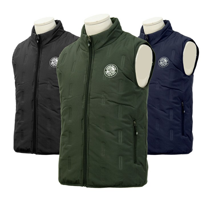 겨울 남성 마킹 경량 패딩 등산 작업조끼 WFVM4090