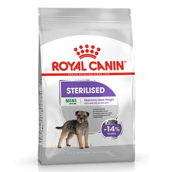로얄캐닌 강아지 기능성사료 미니 스테럴라이즈드