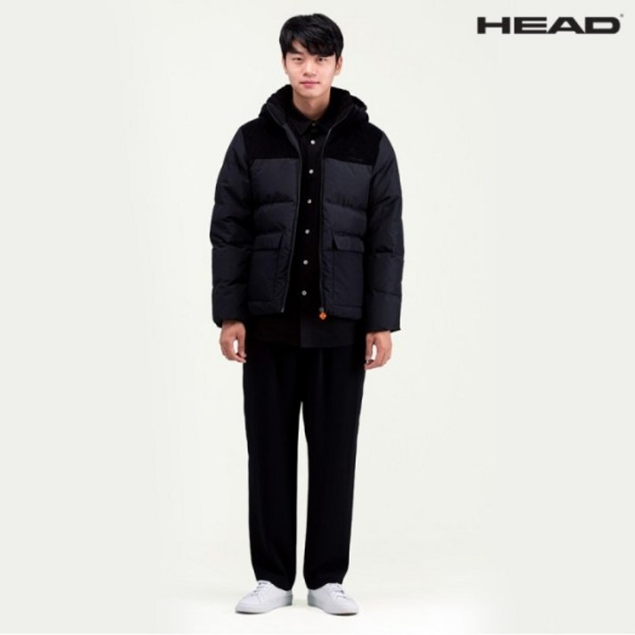 헤드 [HEAD] 남녀공용 히어로 숏다운 점퍼 (JHUCW19100_BKX)