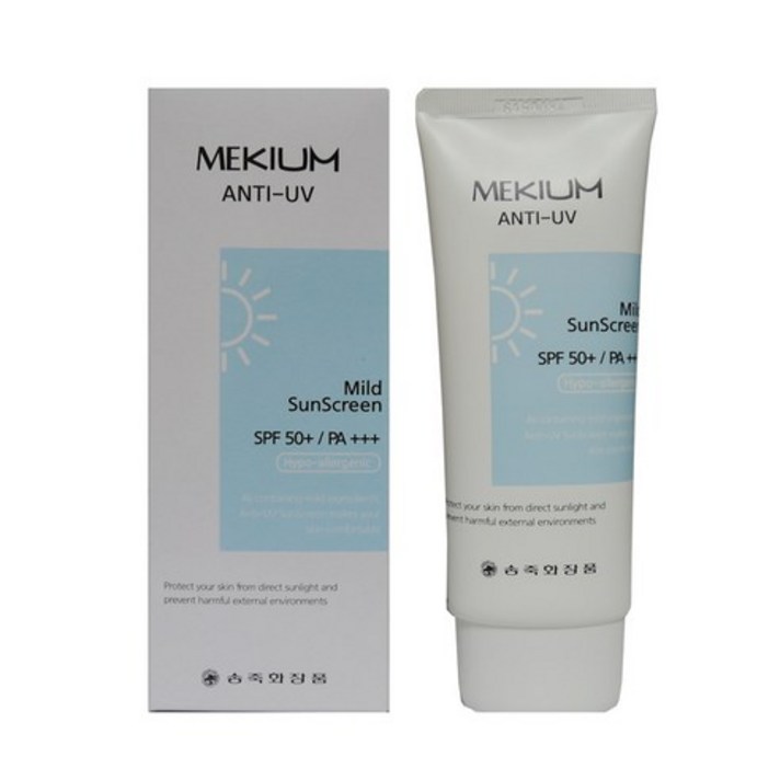 미키움 안티 유브이 선크림 SPF50+ PA+++, 60g, 1개