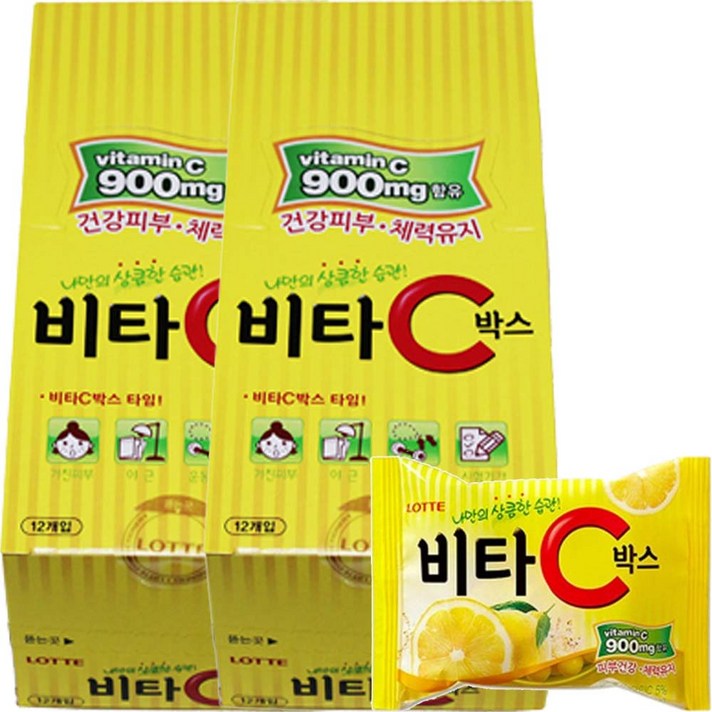롯데 비타C박스 (17.5g x 12개입), 2세트