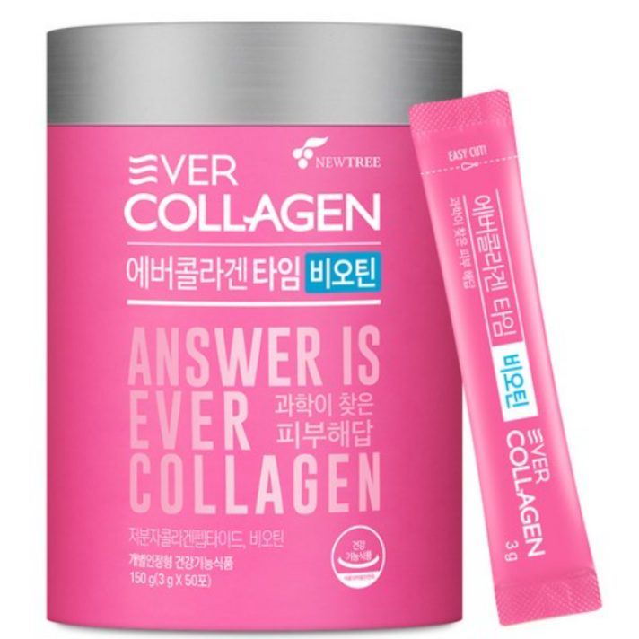 에버콜라겐 타임 비오틴 50p, 150g, 2개