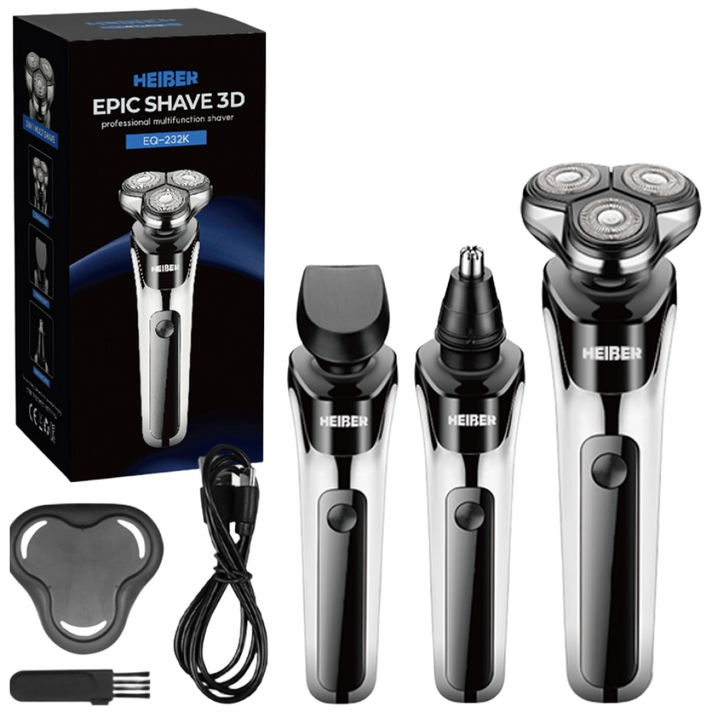헬릭스케어 에픽쉐이브 남자 전기 면도기 충전식 생활방수 건식 습식 면도기