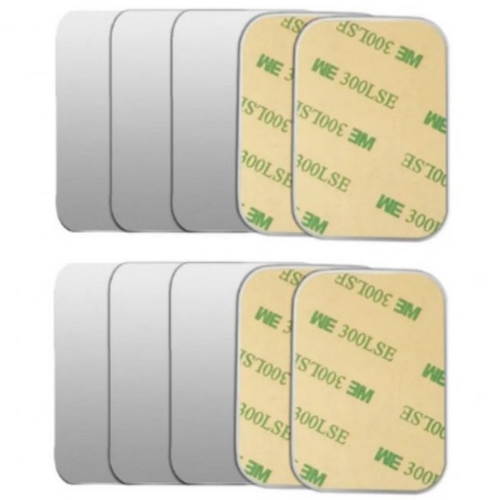 메탈 플레이트 사각 실버 철판 10개