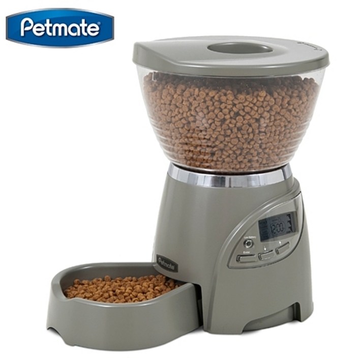 펫메이트리비스트로자동급식기5LB(배터리별도구매)-그레이, .