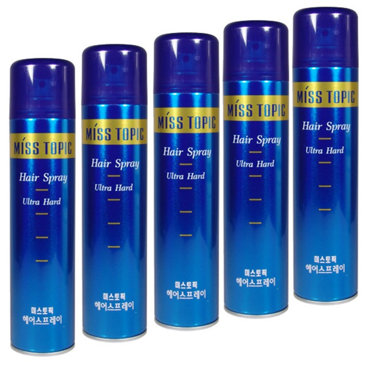 미스토픽 울트라하드 헤어스프레이, 300mlx5개, 1