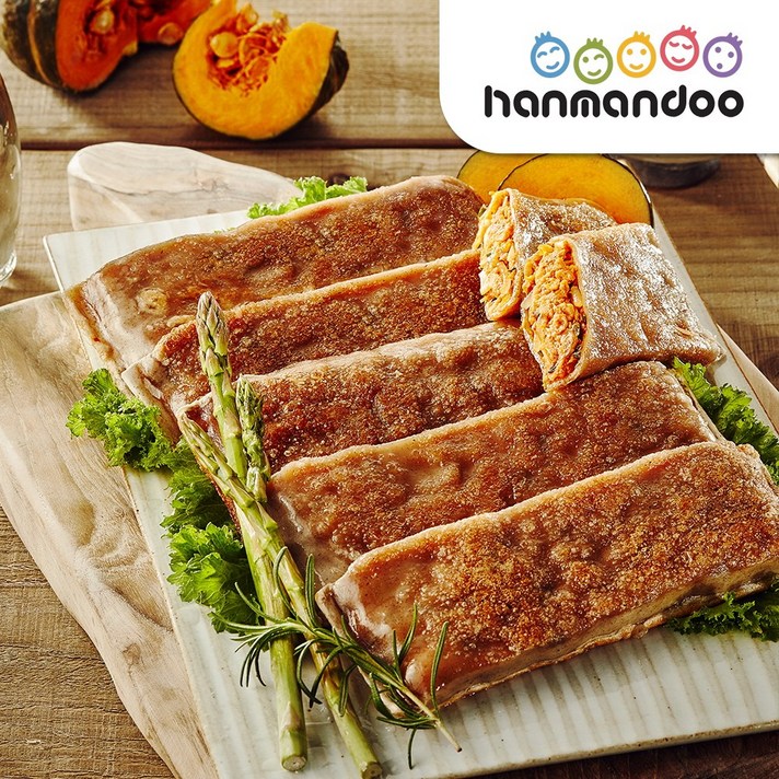 [한만두] 신제품 & 군만두 5종, 메밀 김치전병 1200g, 1개