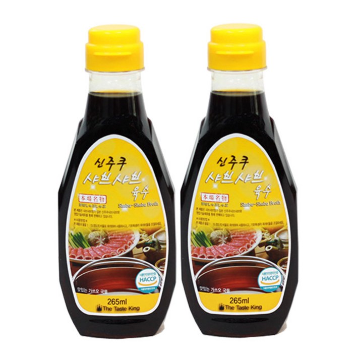 아이리피 신주쿠 샤브샤브육수, 2개, 265ml