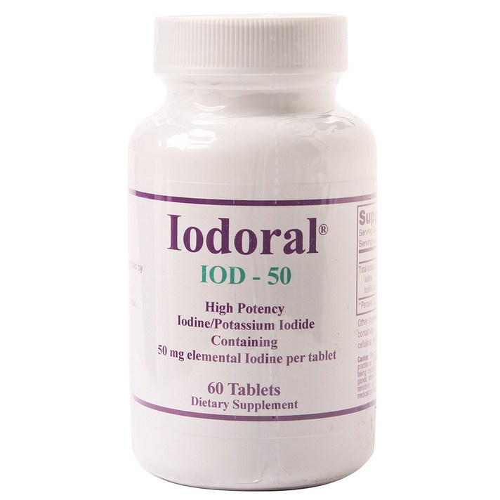 알러지리서치그룹 아이오도랄 IOD-50 타블렛, 60개입, 1개