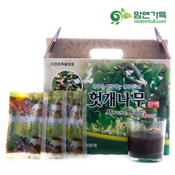 맘앤가득 순수헛개나무즙, 100ml, 1박스180포