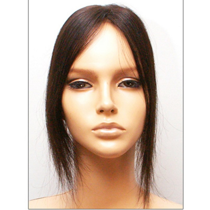 모드홀릭 3중 불파트 소자 정수리 앞머리 보정 인모 부분 가발, 3중불파트 소자 어두운갈색, 1개