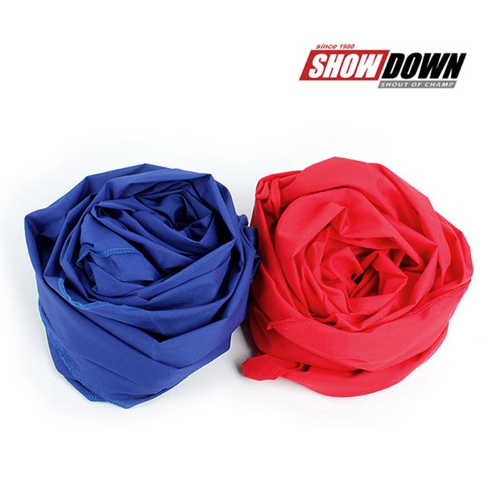 쇼다운 씨름 샅바/청색/홍색/TC소재/체육대회/민속