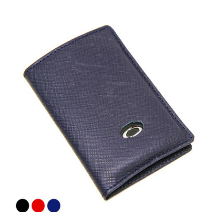 이지스오토랩 SM3 SM5 SM7 QM3 QM5 스마트 키홀더 키케이스 키지갑 스마트키홀더, 더심플2 4버튼 네이비