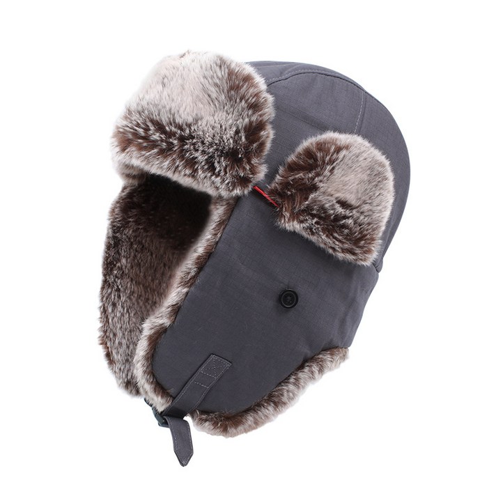 SANTO 겨울 방한모자 M-30 털모자 군밤모자 귀달이모자 비니