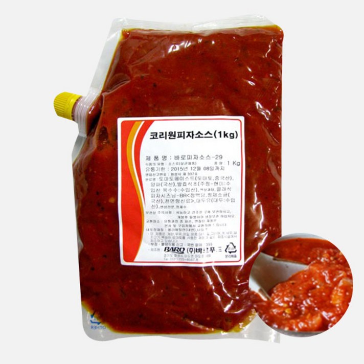 코리원 피자소스 1kg, 1개