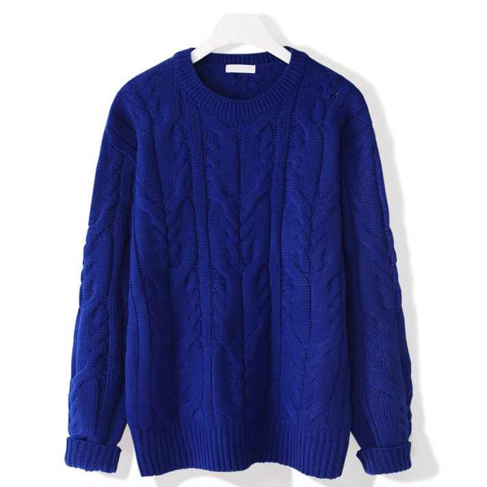 왕꽈배기 라운드 니트 (MDKN595JS)