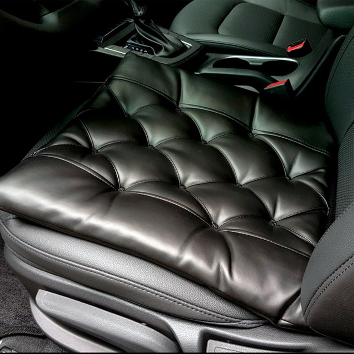 클라우스 사계절 심플 엠보싱 차량용방석, 1개