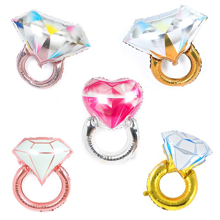 파티쇼 슈퍼쉐잎 은박풍선 혼합 5종 세트