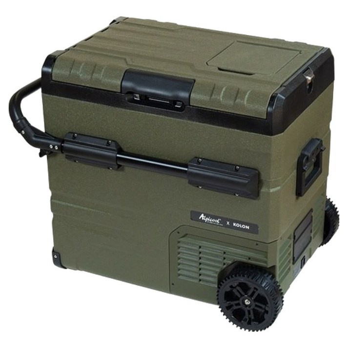 코오롱 공식판매 알피쿨 X시리즈 정품 캠핑 차량용 냉장고 블루투스 이동식 낚시 화물, Xpro55 / 56L, 올리브