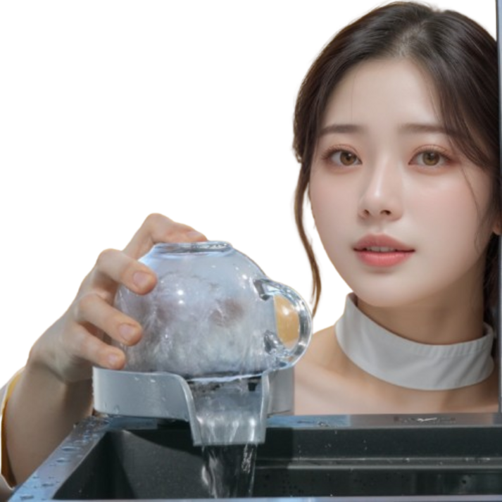베아티투도 자동 고압 컵 세척기 뉴 노즐 드릴커터 세트, ABS 실버, 1개 베아티투도 자동 고압 컵 세척기 뉴 노즐 드릴커터 세트, ABS 실버, 1개