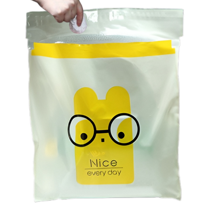 홈앤코 접착식 쓰레기 봉투, 옐로우, 80개