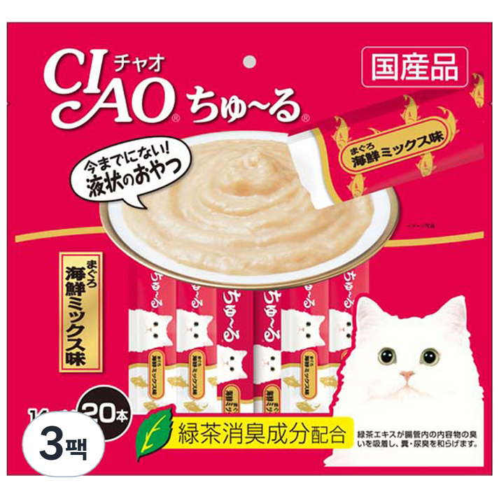 챠오 이나바 고양이 츄르 20P