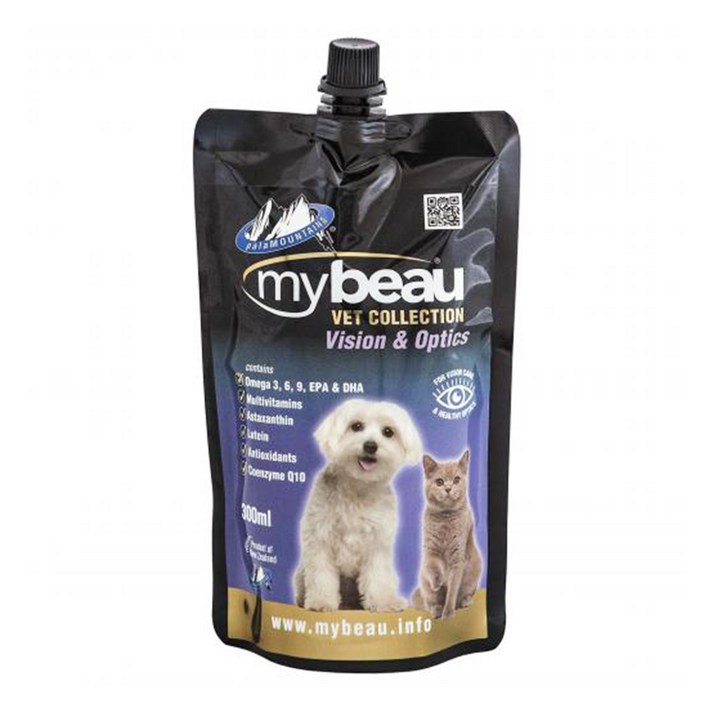 마이뷰 마이뷰 강아지 고양이 옵틱 눈영양제 300ml 시력 노안방지 안과 치료보조제