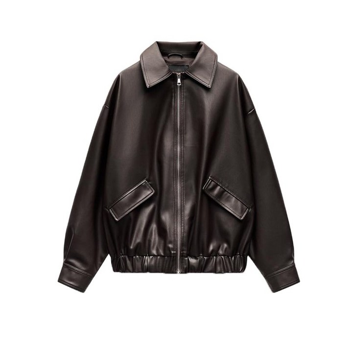 ZARA 자라 여성용 가죽옷 헐렁한 재킷 코트 3046540 3046376