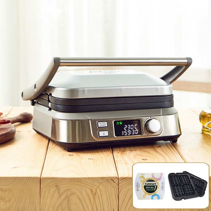 쿠진아트 멀티 양면그릴 CGR10KR와플팬압축타올  바비큐 그릴멀티 그릴캠핑 그릴가정용 그릴그릴팬미니 그릴그릴 추천스테이크멀티쿠커와플타코야끼샌드위치