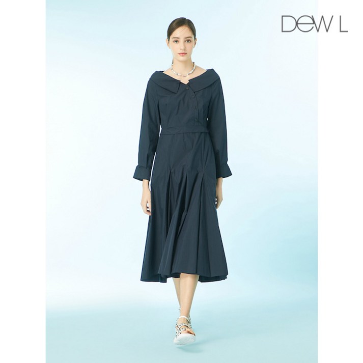 [백화점 정품] 듀엘 원피스 오프숄더 플레어 NY_D232MSE038