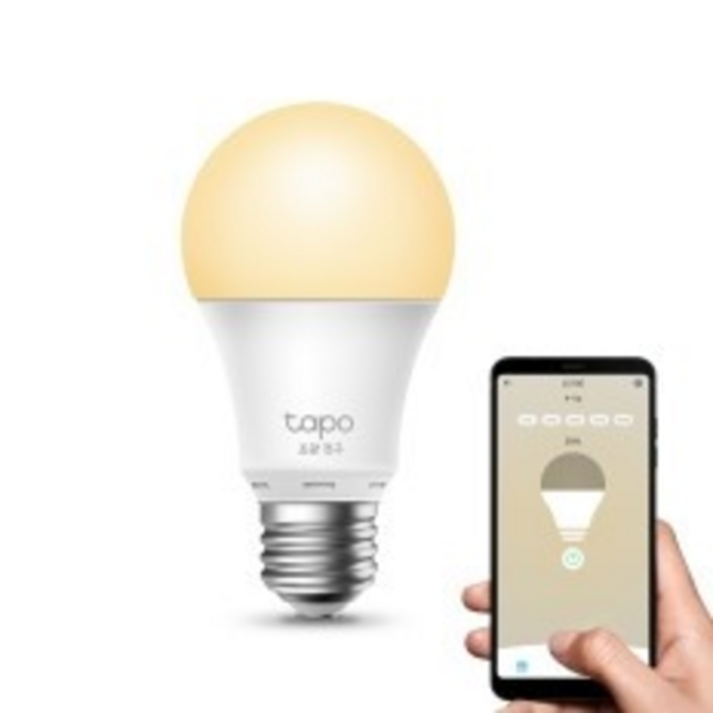 티피링크 WiFi 스마트 전구 컬러 LED전구 IoT E26 음성제어, 2개, 기타색
