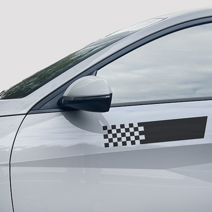마이웨이카 자동차 흠집 스티커 차량용 스크래치 기스 커버 가림 (2입), 검정색, 2개 20231231