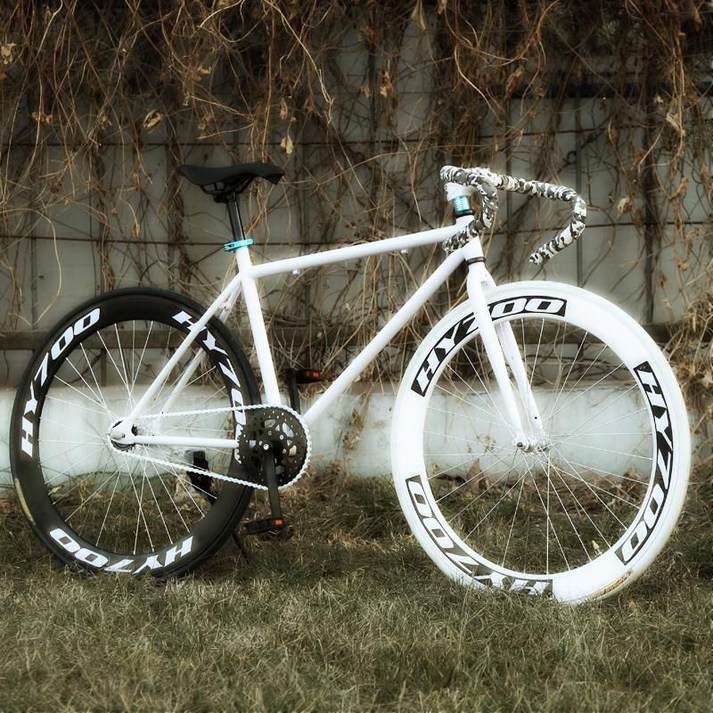 크로몰리 픽시 경륜 입문용픽시 자전거 클래식 가벼운 하이브리드 솔리드 타이어 20230331