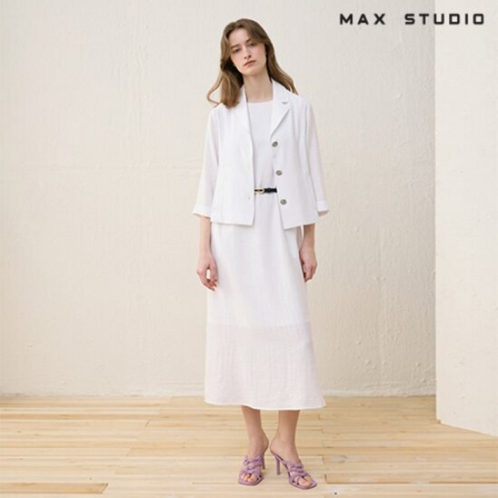 막스스튜디오 썸머 셋업 4PCS 재킷팬츠원피스벨트1993497