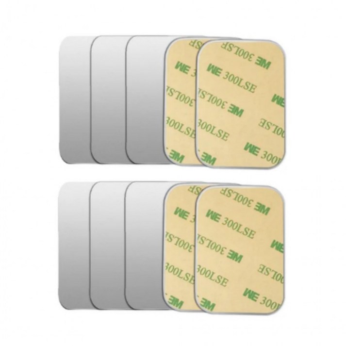 메탈 플레이트 사각 실버 철판 10pcs