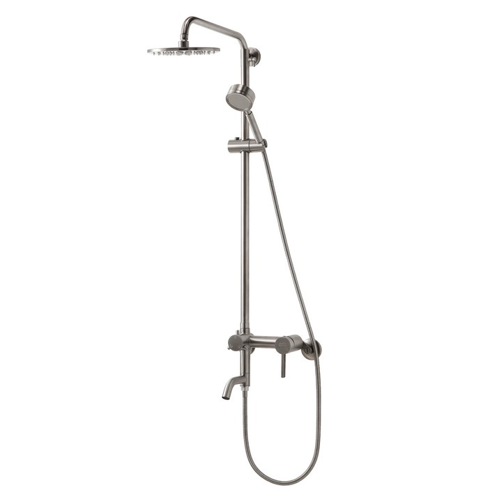 비욘드퍼니싱 SUS304 해바라기 무광 스텐 샤워 욕실 레인샤워 샤워기 세트 수도 교체 RA3000