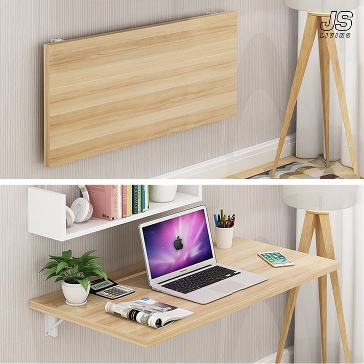 JS리빙 원목 접이식 벽선반 테이블 주방 다용도실 벽걸이 선반 침실 미니 벽테이블 거실 다용도 틈새 정리대 인테리어 벽고정 북선반 @JSLIVING_ 98789456654JIUHA