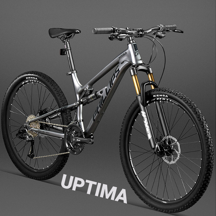 업티마 풀샥 MTB 산악자전거 27단 30단 33단, 1개, 180cm, 맷그레이(27)