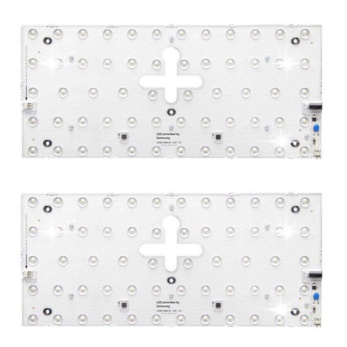 LED 삼성칩 와이드타입 리폼램프 안정기일체형 30W, 주광색, 2개