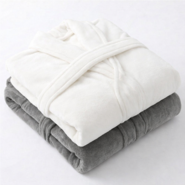 스튜디오애프터샤워 로브 남녀공용 호텔 샤워가운 화이트그레이