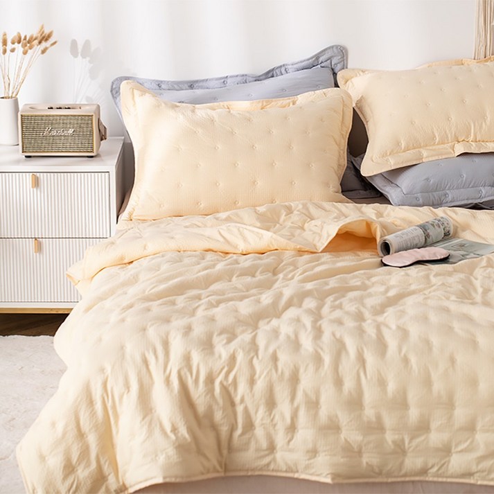 까사앤슬립 먼지가적은 간절기 도비 차렵이불