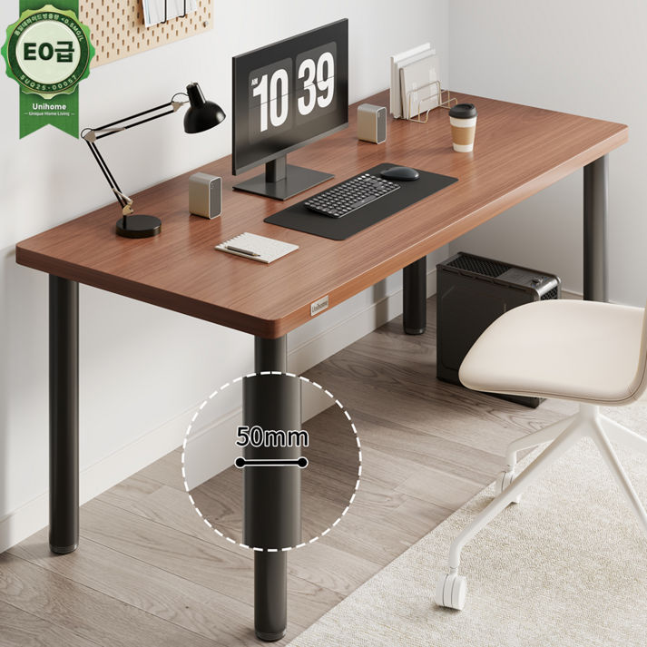 Unihome E0급 튼튼한 1인용 학생 공부 컴퓨터 책상 사무용 테이블