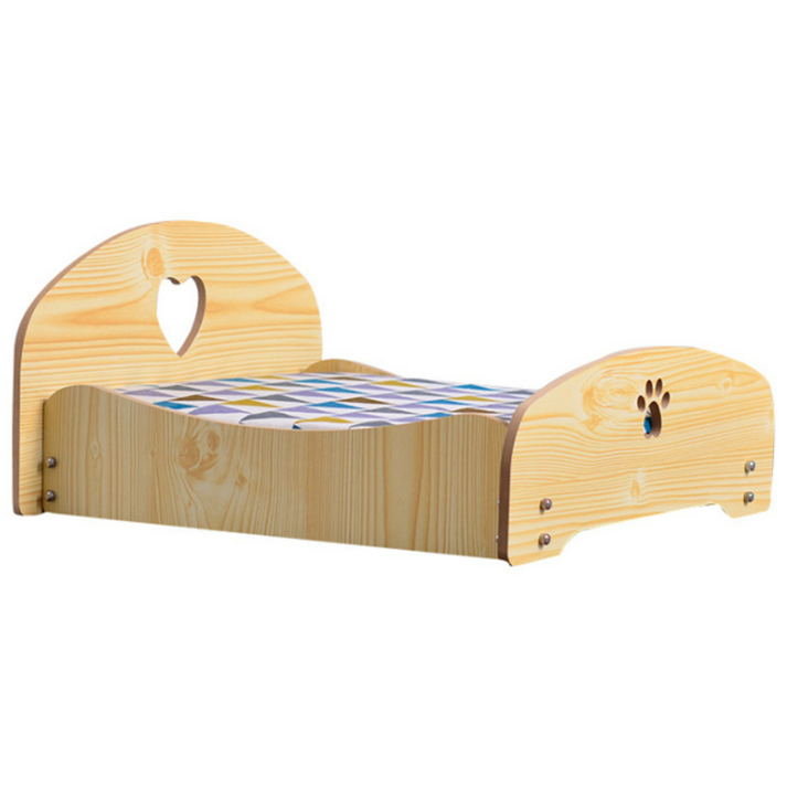 러버블리펫 반려동물 튼튼한 원목 침대