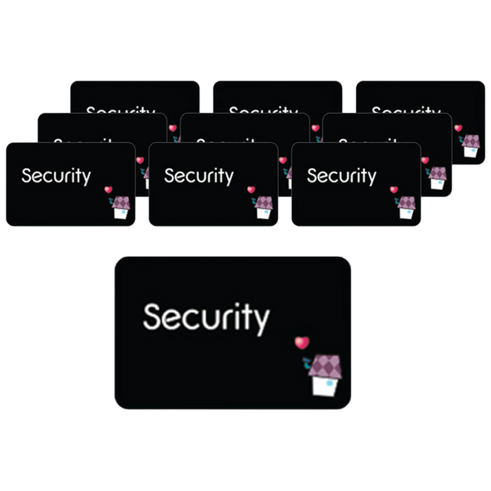 도어락 출입 태그 직접등록 RFID 스티커 메탈 태그, 10개, 스티커 메탈 태그B 10개 (No.100T)