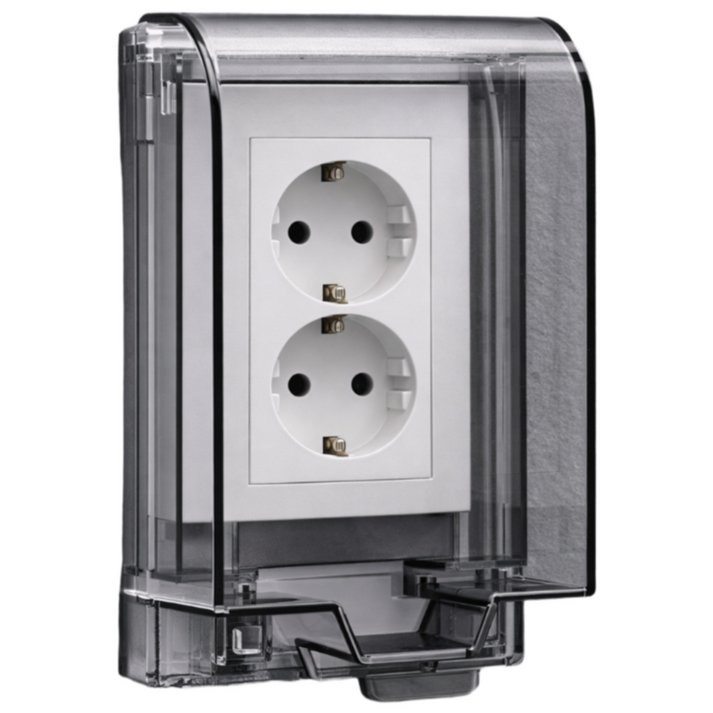 라이프툴스 방수 콘센트커버 안전덮개 잠금기능