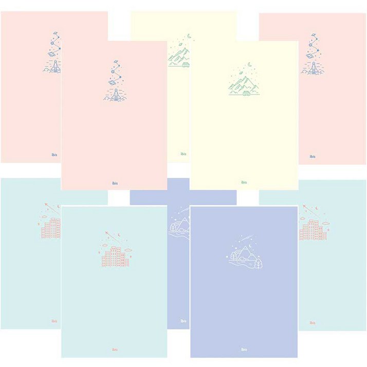 아이비스 컬러 미니 노트