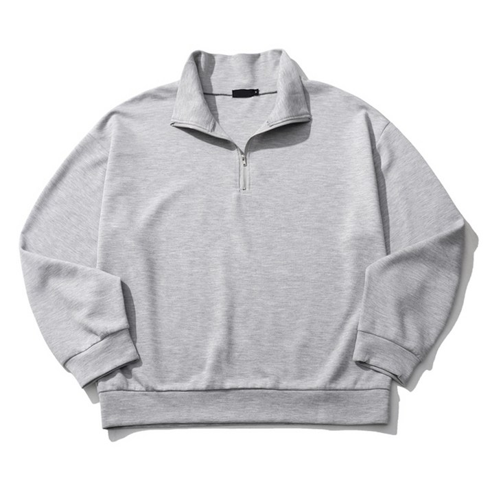 해리슨 오버핏 트레이닝 반집업 맨투맨 HDE1001