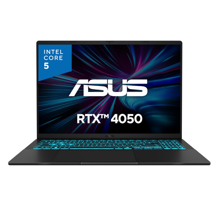 에이수스 2025 비보북 16 코어5 인텔 14세대 지포스 RTX 4050, 매트블랙, 512GB, 16GB, Free DOS, V3607VURP305